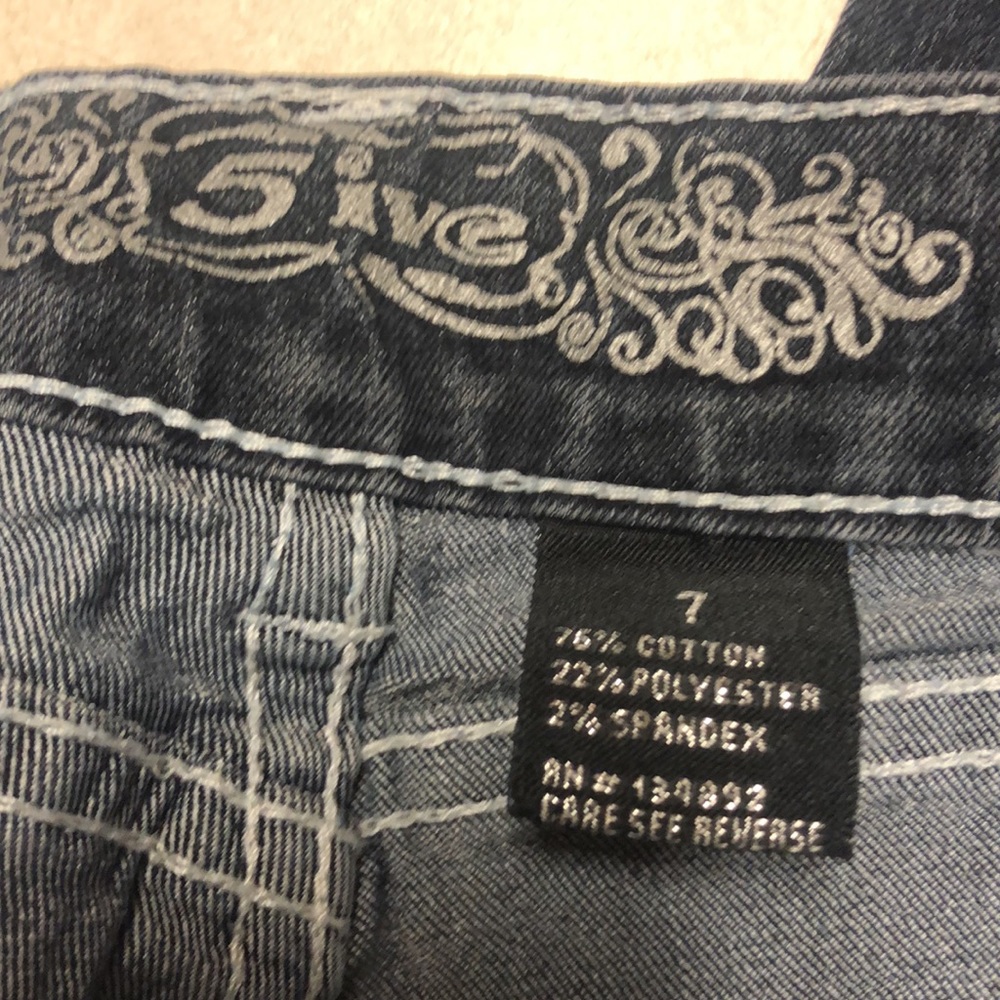 5ive Jeans Size 7 - Picture 4 of 6